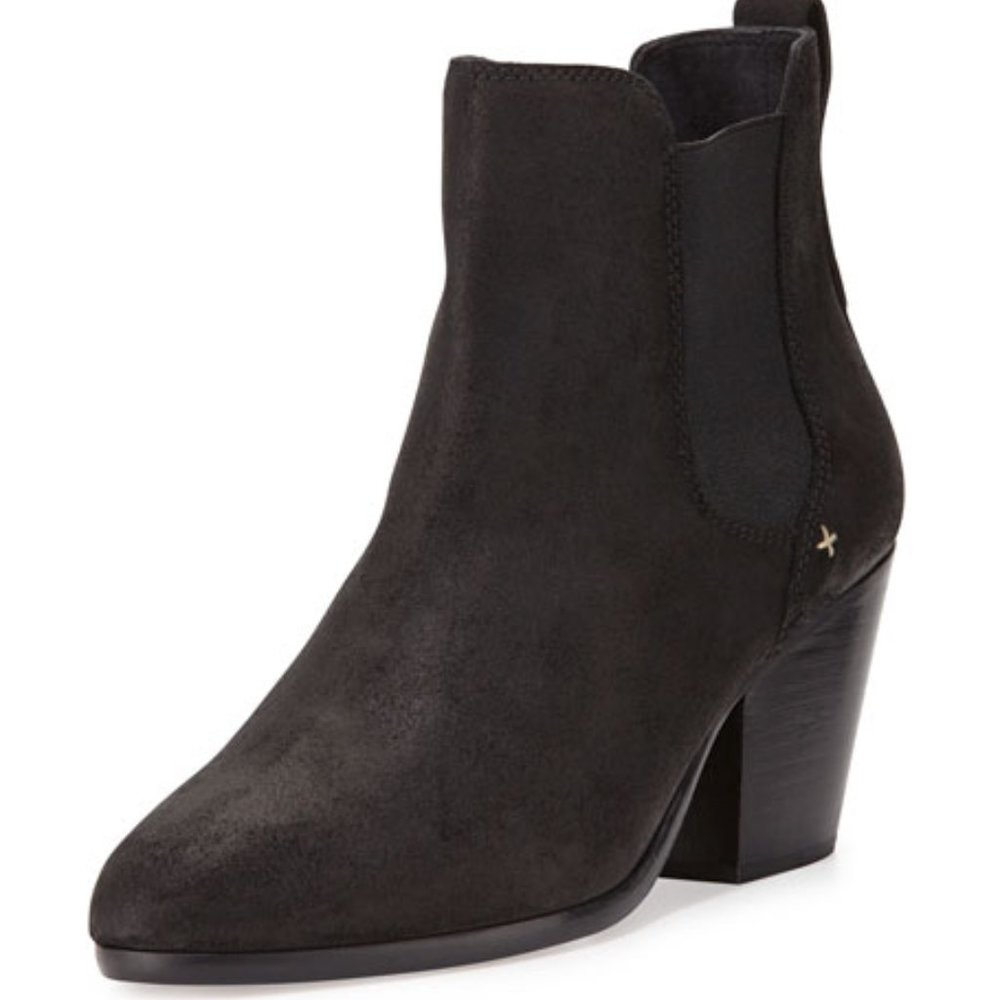 Rag & Bone Devon Black Suede Booties